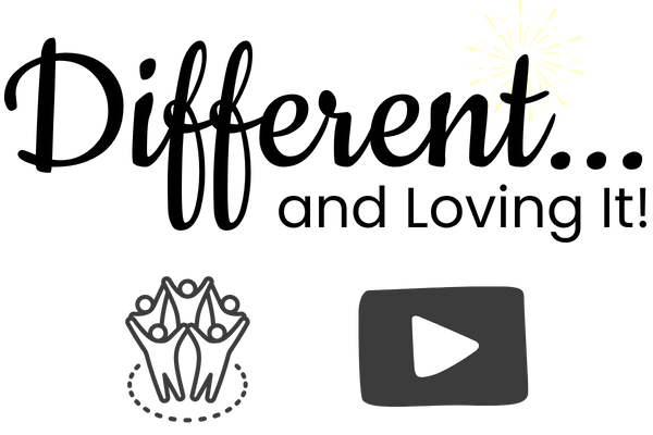 Different... and Loving It! community and youtube channel clear background - LucindaCurran.com