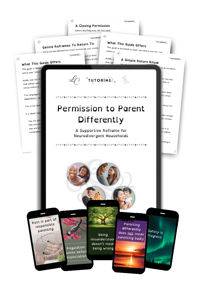 Permission to Parent Differently A Supportive Reframe for ND Households